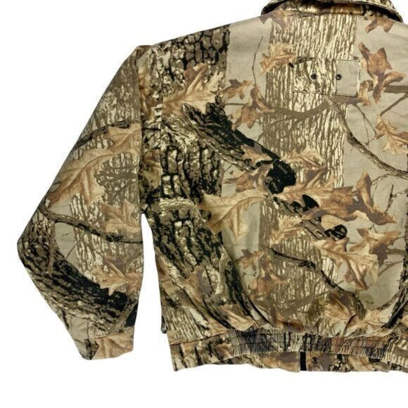 Northwest Territory Parka Jacket Mens Sz L Brown Camo Vintage Hunting Insulated - Picture 8 of 16